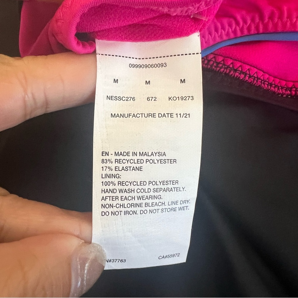 ✔️NWT✔️ NIKE Colorblock Racerback Tankini Swimsuit - Picture 11 of 11